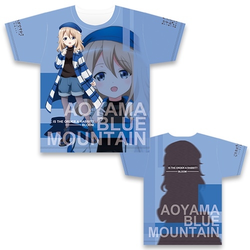 グッズ Tシャツ ご注文はうさぎですか Bloom フルグラフィックtシャツ 青山ブルーマウンテン Xlサイズ アニメイト
