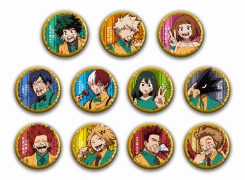 グッズ バッチ 僕のヒーローアカデミア パーティータイム トレーディング缶バッジ アニメイト限定 アニメイト