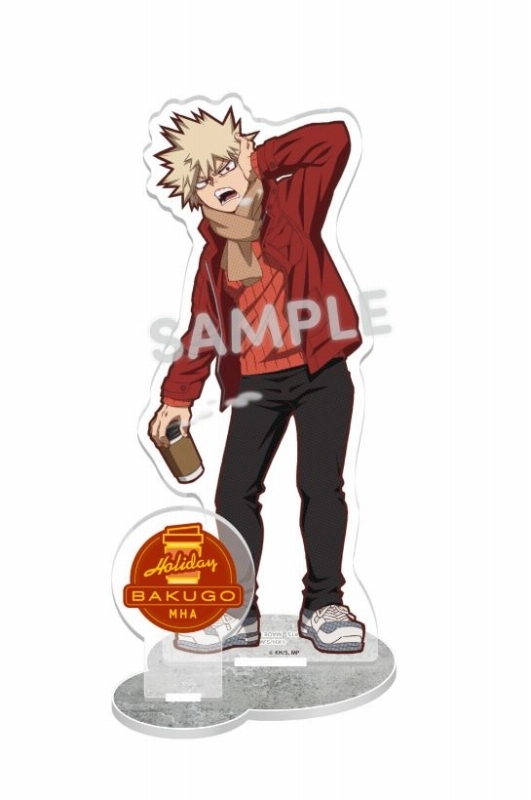 【グッズ-スタンドポップ】僕のヒーローアカデミア 休日 アクリルスタンドプレート 爆豪勝己