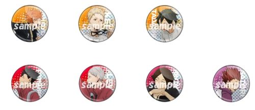 グッズ-バッチ】ハイキュー!! ミドルブロッカーグリッター缶バッジ 