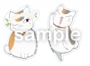 【グッズ-ステッカー】夏目友人帳 BLOOMステッカーセットにゃんこ先生の画像