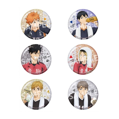 【グッズ-バッチ】ハイキュー!! FOR YOU!シャイントレーディング缶バッジ【アニメイト限定】