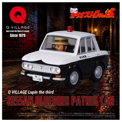 【アクションフィギュア】T-SPARK QV-09 ルパン三世 カリオストロの城 日産 ブルーバード パトカー