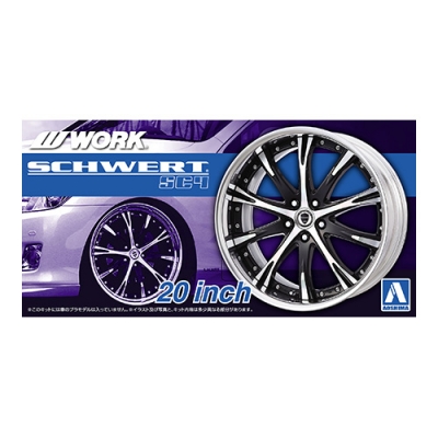 【プラモデル】ザ☆チューンドパーツ No.26 ワーク シュヴァート SC4 20インチ 1/24