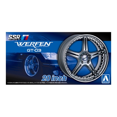 【プラモデル】ザ☆チューンドパーツ No.51 SSR ヴェルフェンGT-03 20インチ 1/24
