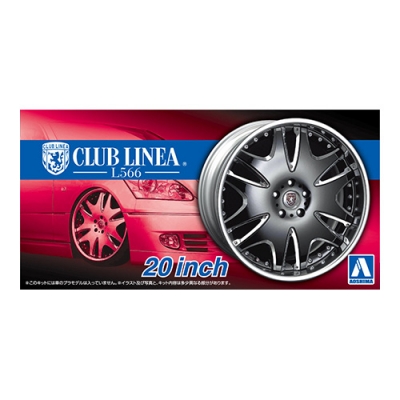 【プラモデル】ザ☆チューンドパーツ No.52 クラブリネア L566 20インチ 1/24