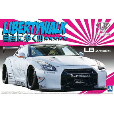 【プラモデル】リバティーウォーク No.10 LB★ワークス R35 GT-R Ver.2 1/24【再販】