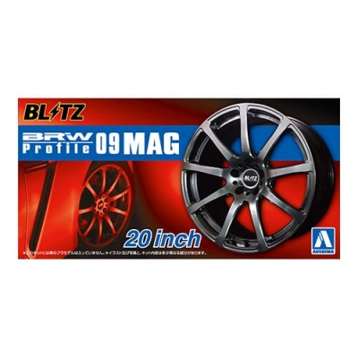 【プラモデル】ザ☆チューンドパーツ No.84 BRW プロファイル 09マグ 20インチ 1/24