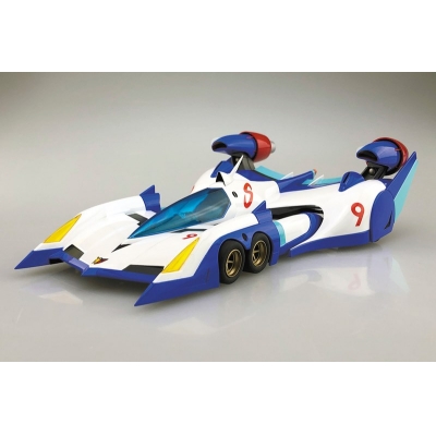 【プラモデル】サイバーフォーミュラ No.6 νアスラーダ AKF-0 エアロモード/エアロブーストモード/スパイラルブーストモード 1/24