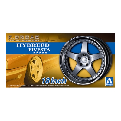 【プラモデル】ザ☆チューンドパーツ No.99 K-BREAK ハイブリード ファイブスタ 18インチ 1/24