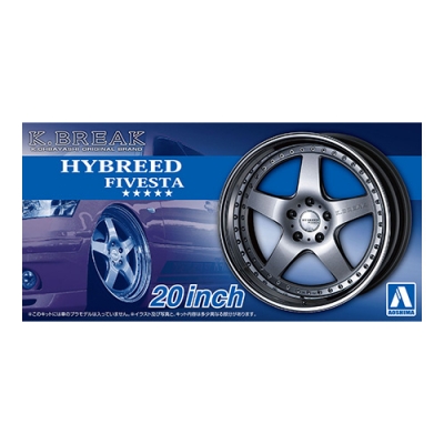 【プラモデル】ザ☆チューンドパーツ No.100 K-BREAK ハイブリード ファイブスタ 20インチ 1/24