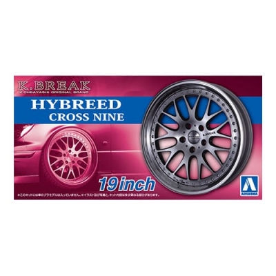 【プラモデル】ザ☆チューンドパーツ No.101 K-BREAK ハイブリード クロスナイン 19インチ 1/24