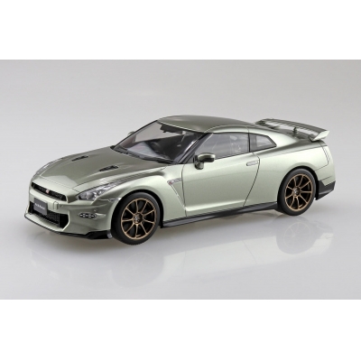 【プラモデル】楽プラ スナップキット No.3-MJ ニッサン R35 NISSAN GT-R 2024(ミレニアムジェイド) 1/32