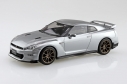 【プラモデル】楽プラ スナップキット No.3-UM ニッサン R35 NISSAN GT-R 2024(アルティメイトメタルシルバー) 1/32の画像