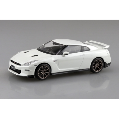 【プラモデル】楽プラ スナップキット No.3-BW ニッサン R35 NISSAN GT-R 2024(ブリリアントホワイトパール) 1/32