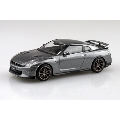 【プラモデル】楽プラ スナップキット No.3-DM ニッサン R35 NISSAN GT-R 2024(ダークメタルグレー) 1/32