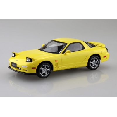 【プラモデル】楽プラ スナップキット No.4-CY アンフィニ FD3S RX-7(コンペティションイエローマイカ) 1/32