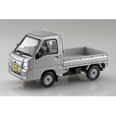 【プラモデル】楽プラ スナップキット No.5-SS スバル サンバー トラック(スターリングシルバーメタリック) 1/32