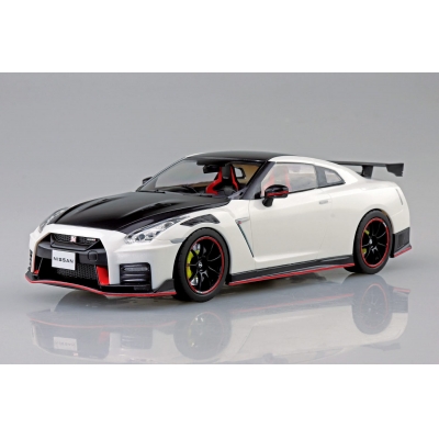 【プラモデル】楽プラ スナップカー No.2-BW R35 NISSAN GT-R NISMO Special edition 2022 ブリリアントホワイトパール 1/24