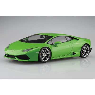 【プラモデル】1/24 プリペイントモデル No.4-A '14 ランボルギーニ ウラカン グリーン 1/24