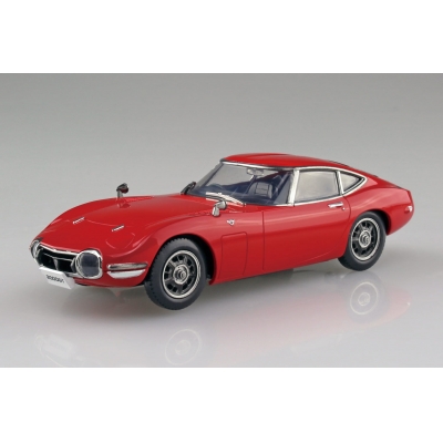 【プラモデル】楽プラ スナップキット No.6-SR トヨタ 2000GT(ソーラーレッド) 1/32