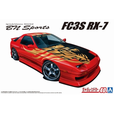 【プラモデル】ザ・チューンドカー No.40 BNスポーツ FC3S RX-7 '89(マツダ) 1/24【再販】