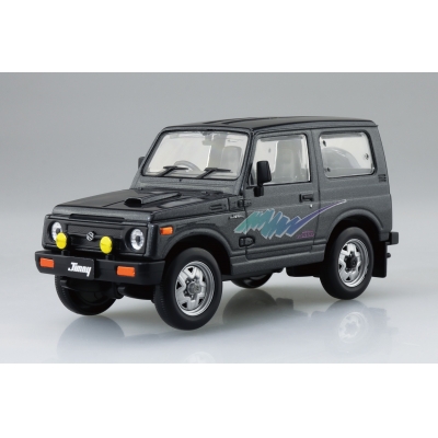 【プラモデル】楽プラ スナップキット No.18-CG スズキ JA11 ジムニー(チャコールグレーメタリック) 1/32