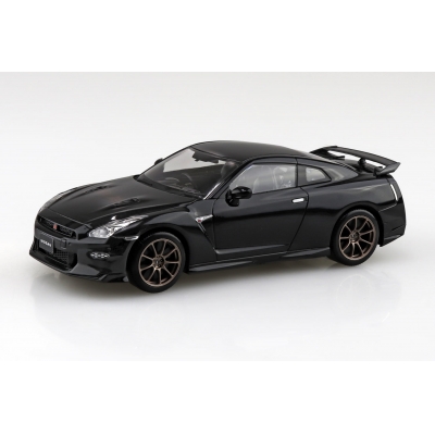 【プラモデル】楽プラ スナップキット No.3-MB ニッサン R35 NISSAN GT-R 2024(メテオフレークブラックパール) 1/32