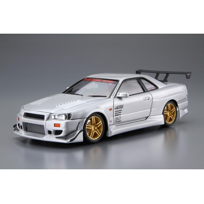 【プラモデル】ザ・チューンドカー No.50 C-WEST BNR34 スカイラインGT-R '02(ニッサン) 1/24