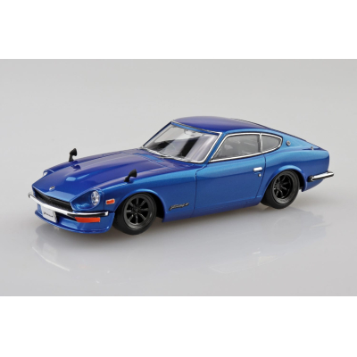 【プラモデル】楽プラ スナップキット No.15CU-BE ニッサン S30フェアレディZ カスタム(ブルーメタリック) 1/32