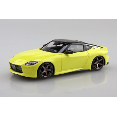 【プラモデル】楽プラ スナップキット No.17CU-IY ニッサン RZ34 フェアレディZ カスタムホイール(イカズチイエロー) 1/32
