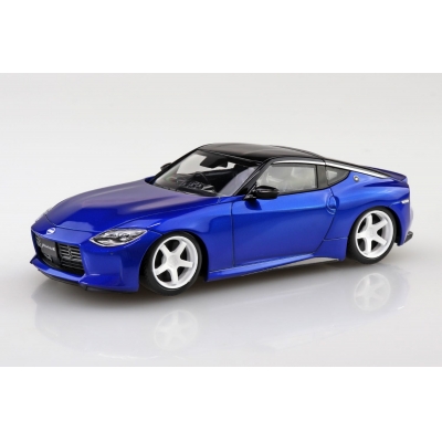 【プラモデル】楽プラ スナップキット No.17CU-SB ニッサン RZ34 フェアレディZ カスタムホイール (セイランブルー) 1/32