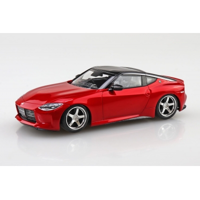 【プラモデル】楽プラ スナップキット No.17CU-CR ニッサン RZ34 フェアレディZ カスタムホイール (カーマインレッド) 1/32