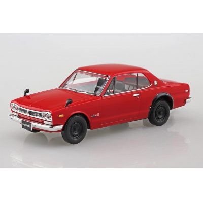 【プラモデル】楽プラ スナップキット No.16-RD ニッサン C10 スカイライン 2000GT-R (レッド) 1/32
