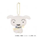 【グッズ-マスコット】クレヨンしんちゃん ぺたんこマスコット シロ【再販】の画像