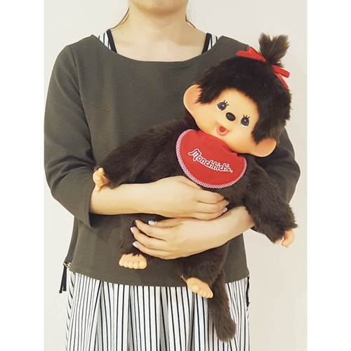 グッズ-ぬいぐるみ】モンチッチ プレミアムスタンダード L ブラウン 