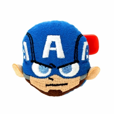 【グッズ-バッチ】MARVEL GURIHIRU フェイスバッジ キャプテン・アメリカ