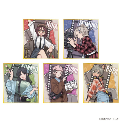 【グッズ-色紙】ガールズバンドクライ トレーディングミニ色紙 filming ver.
