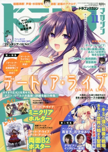 雑誌 ドラゴンマガジン 年11月号 アニメイト