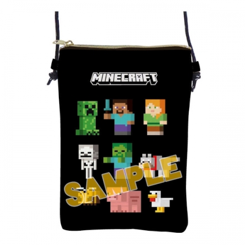 グッズ ポーチ Minecraft 縦型ネックポーチ 集合 アニメイト