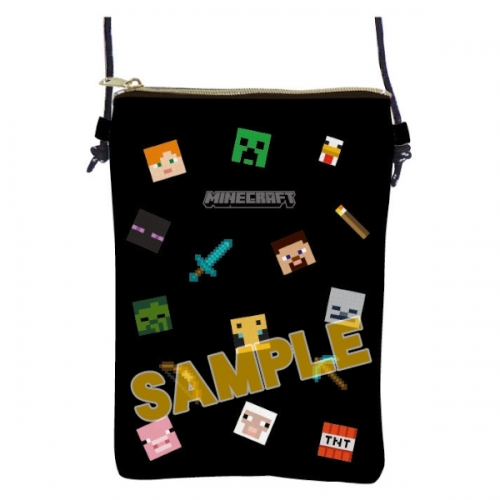 グッズ ポーチ Minecraft 縦型ネックポーチ モチーフ アニメイト