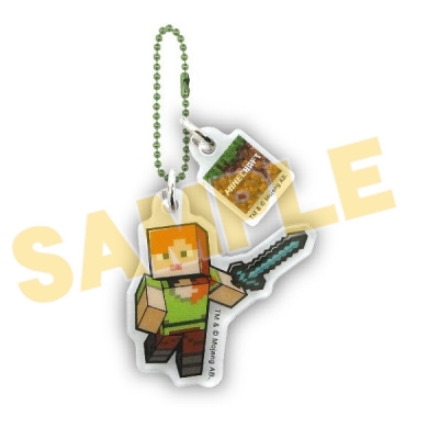【グッズ-キーホルダー】Minecraft アクリルボールチェーンA アレックス