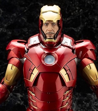 フィギュア 男性キャラクター フィギュア Artfx アベンジャーズ アイアンマン マーク7 Avengers 1 6 簡易組立キット アニメイト