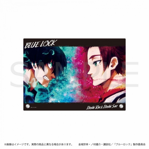 グッズ-スタンドポップ】ブルーロック 日本フットボール連合 商品販売 ブルーロック 糸師凛/糸師冴 アニメイト特典グッズ