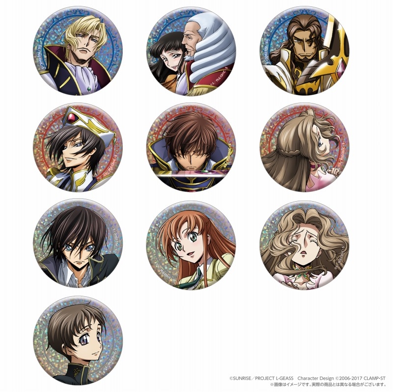 【グッズ-バッチ】コードギアス 反逆のルルーシュ R2 Blu-ray&DVDイラスト缶バッジ vol.3(全10種・ランダム)
