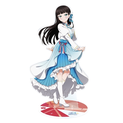 【グッズ-スタンドポップ】ラブライブ!サンシャイン!! 浦の星女学院購買部 Aqours 9周年記念 メモリアルグッズ 1/4スケール BIGアクリルフィギュア 黒澤ダイヤ
