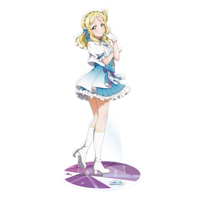 【グッズ-スタンドポップ】ラブライブ!サンシャイン!! 浦の星女学院購買部 Aqours 9周年記念 メモリアルグッズ 1/4スケール BIGアクリルフィギュア 小原鞠莉