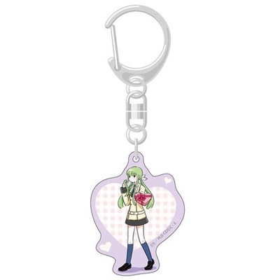 【グッズ-キーホルダー】コードギアス 反逆のルルーシュ ぷちゆるコードギアスらいふSeason2 アクリルキーホルダー 「リボン以外は紐解かないで」C.C.