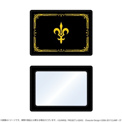 【グッズ-カードケース】コードギアス 反逆のルルーシュ 生徒会報HOPE! 校章カードケース
