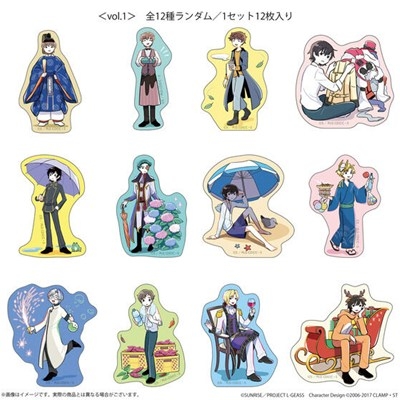 【グッズ-ステッカー】コードギアス 反逆のルルーシュ ぷちゆるコードギアスらいふSeason2 ダイカットステッカー vol.1